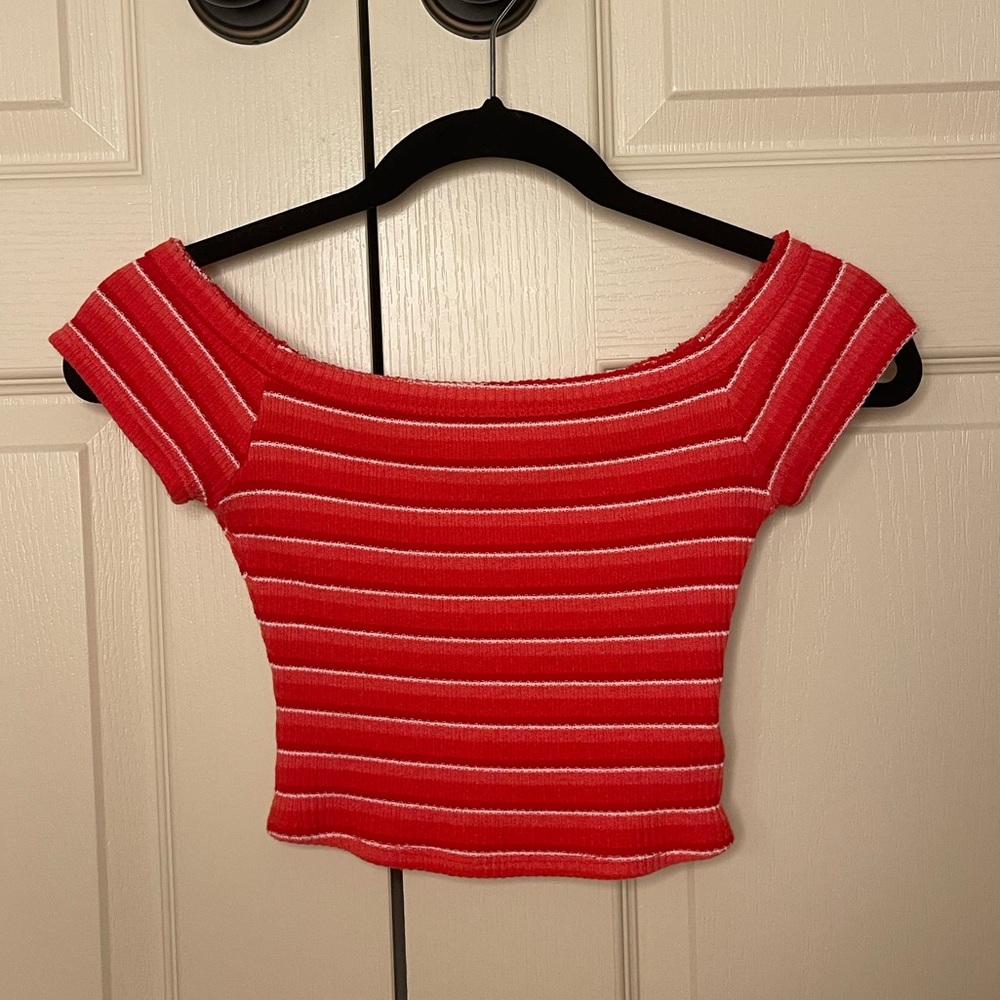 Urban Outfitters Off Shoulder Crop Top